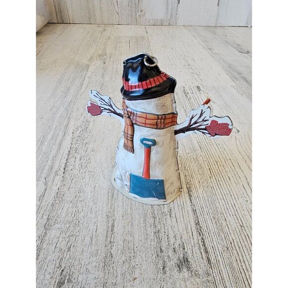 Hallmark medal snowman 1997 broom ornament Xmas tree - Picture 3 of 6